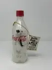 Vintage Coca-Cola Plastic Bottle Bank with Plush Polar Bear Inside - Sealed