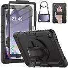 Case for Samsung Galaxy Tab A9+/ A9 Plus 11 Inch Sturdy Shockproof, Black