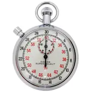 Stopwatch Racine #263 Super Select 1/10 Swiss New NOS NIB Mechanical Timer Vtg