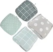 GARVALON Menstrual Pad Pouch Tampon Storage Bag Practical Zipper Design for Women