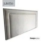 JULIETTE CHROME Stud Upholstered Bedhead for Super King Size Ensemble