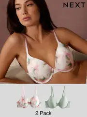 Print/Plain Full Cup Light Pad Full Cup Smoothing Ultimate Comfort T-Shirt Bra (E05531) | $45