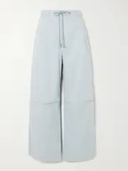 [Deiji Studios] Deiji Studios - Bartack Cotton-twill Pants - Light gray - large large Gray