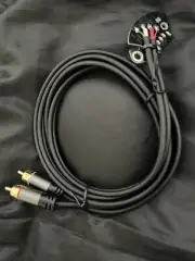 New Technics 1200 turntable RCA cable & pc board internal Ground mk2 m3d DJ (AJ)