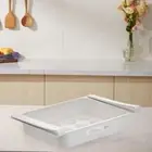 Fridge Drawer Organizer Rectangle Fridge Shelf Holder for Pantry Shop Fruits