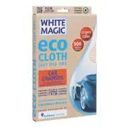 White Magic Eco Large 60x40cm Towel Drying Cloth Cleaning Car Chamois Orange