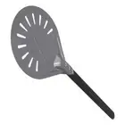 Turning Pizza Peel with 8 inch Aluminum Round Pizza Paddle, 23.6 inch4159