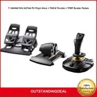 T16000M FCS HOTAS PC Flight Stick + TWCS Throttle +TFRP Rudder Pedals for Flight