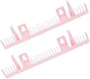 Baluue 2pcs Hair Extension Holder Hair Extension Display Rack Braiding Hair Hook For Styling Washing Drying Barber Shop Home