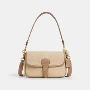 Hadley Shoulder Bag With Signature Canvas