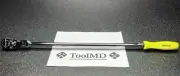 Snap-on Tools NEW HI VIZ YELLOW 1/2" Drive X-Long Flex-Head Ratchet SHLFD80AHV