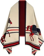 [nratto] Women's Reversible Pashmina Shawl Wrap for Women Big Scarf Holiday Gifts With Gift Box