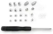 Micro Connectors M.2 SSD Mounting Screws Kit for Gigabyte & MSI Motherboards (L02-M2G-KIT) - Silver