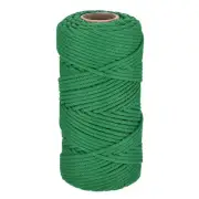 5/32" 328 Feet Macrame Cord, Cotton Cord Rope String 4 Strands Dull Green