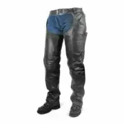 Vance Leather VL806S Motorcycle Chaps Zip-Out Insulated Style Leather Pants