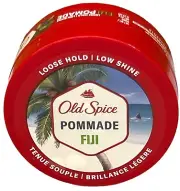 Old Spice Hair Styling Fiji Pommade for Men Loose Hold Low Shine 2.22 oz