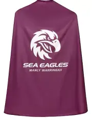 882025 MANLY SEA EAGLES NRL TEAM CLUB COLOURS YOUTH KIDS HERO SUPPORTER CAPE