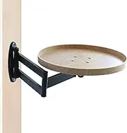 Folding Wall Desk, Wall Mount, Folding Round Table, Retractable Floating Desk, Folding Wall Mount for Living Room, Bedroom, Study