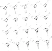 HOUDERCO 24Pcs DIY Lampshade Spring Clips Support Buckles for Easy Pendant Lamp Installation Durable Lightweight Fixators for Home Decor Projects