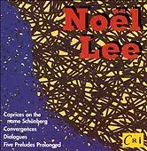 Noel Lee Caprices/ Schonberg, Convergences (CD, 1998) New/Sealed, Free Shipping