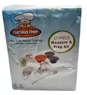 Curious Chef Kids Baking Set 17 Piece Measure & Prep Kit