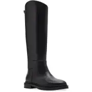 Steve Madden Womens Gaige Black Solid Knee-High Boots 7 Medium (B,M) BHFO 9065