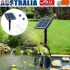 Solar Powered Oxygenator Air Pump Garden Pond Pool Fish Tank Oxygen Aerator Pump