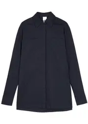 Foemina Eadie Drawstring Cotton Shirt - Navy - 14 14
