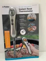 NEW Polder DELUXE Safe-Serve THERMOMETER Instant READ BBQ+ Light SHIP2DAY