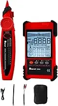 ET616 Handheld Portable Cable Tester with LCD Display Analogs Digital Search POE Test Cable Pairing Sensitivity Adjustable Network Cable Length Short Open Circuit Measure Trackers