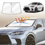 WindScreen Sun Shade for Lexus RX350 RX350h RX500h 2022-OnwardsBlocks UV Rays Foldable Custom Wind Screen Sun Visor Protector