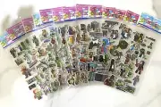 Minecraft Lego stickers party bag kids gift 6 sheets