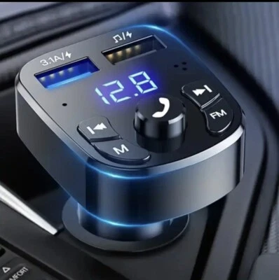 Car Mp3 Player Dual Usb Fast Charger Fm Bluetooth 5.0 Receiver Fm Transmitter