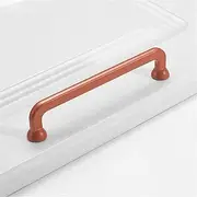 Cabinet Handles, 2 Packs Children's Room Handles Cute Cabinet Decorative Door Knob Kitchen Colourful Cupboard Handles,Drawer Pulls,Zinc Alloy Profile for Wardrobe,Dresser,Bathroom(Orange,Hole Pitch 12