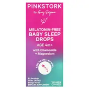 Pink Stork, Baby Sleep Drops, Age 4 Months+, Mango, 1 fl oz (30 ml)
