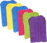 Healeved 6pcs Dust Removal Replacement Duster Electric Toilet Brush Replacement Fan Duster for Reusable Duster Refill Flash Duster Refills One-time Dust Removal Fleece