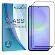 [2 Pack] Full Coverage Samsung Galaxy A36 5G Tempered Glass Crystal Clear Premium 9H HD Screen Protector by MEZON (Galaxy A36 5G, 9H Full) – FREE EXPRESS