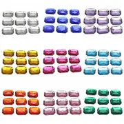 100 Flatback Acrylic Rectangle Sewing Rhinestone Gems 13X18mm Sew on beads