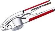 CONGARTENO Garlic Press and Ginger Mincer with Walnut Cracking Tool Crusher for Efficient Garlic and Ginger Mincing Easy to Clean Dishwasher Safe for Kitchen Use Random Color