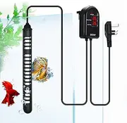 U-picks 300W Aquarium Heater, Submersible Fish Tank Water Heater with External Color LED Digital Temperature Controller, Fast Heating for 150-350L for Saltwater and Freshwater