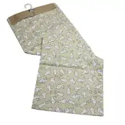 Ellen Degeneres ED Easter Bunny Rabbits White Tails 72in Woven Table Runner