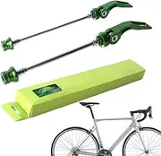 WJnflQN Quick Release Axle Skewer | Quick Release Bicycles Axle Wheel Skewer Set - Aluminum Alloy Hollow Shaft Kit Replacement for Bike Wheel Hub