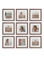 [Profile Australia] Australian Made Gallery Wall Set G (9 Frames) in Chestnut