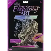 Royal & Langnickel(R) Holographic Foil Engraving Kit 8"X10"-Unicorns HOLOFL-11