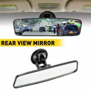 Rear View Mirror Glass Suction Cup Learner Driver Stick On Interior Wide Car K11