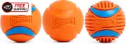 Chuckit! Dog Fetch Ball Medley, Medium, 3 Pack, Ultra, Rugged Balls Included