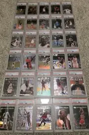 1997-98 UD Jordan Tribute MJ Reflections MICHAEL JORDAN Complete PSA Set 61-90
