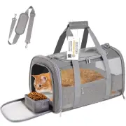 Airline Approved Cat Carrier Backpack for Small Dogs & Cats, TSA Compliant Pe...