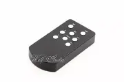 Full Aluminum black shell Universal learning remote controller