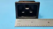 Power Entry Connector Receptacle, 42R08-3121-200, PDI, Male Blades, Panel Mount